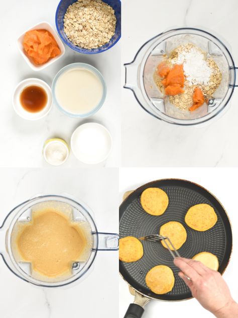 Sweet Potato Oatmeal Pancakes, Sweet Potato Pancakes For Baby, Reid Diet, Weaning Meals, Sweet Potatoes For Baby, Sweet Potato Pancake, Sweet Potato Oatmeal, Sweet Potato Pancakes Recipe, Baby Cook