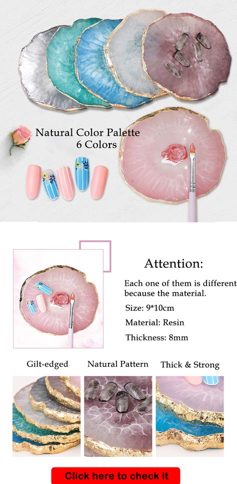 Natural Resin Color Display, Palette, Pallet, False Nail Art Gel Polish Varnish Color Shelf, Practice Board, Manicure Tool, Tool for Making Photo Gell Nails, Nail Art Gel Polish, Nail Art Display, Color Drawing, Nature Color Palette, Color Display, Make Photo, Drawing Practice, Manicure Tools