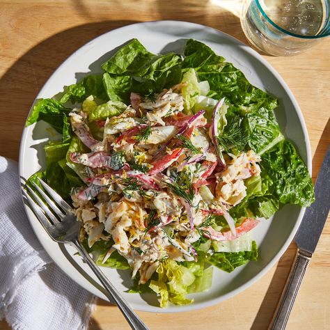 Seafood Salads, Crab Salad Recipe, Sea Food Salad Recipes, Jar Salads, Grilled Foods, Salad Recipes Healthy Easy, Protein Lunch, Fresh Salad Recipes, Work Lunches