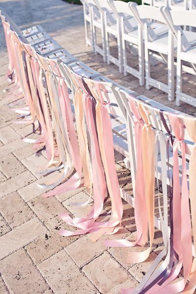 3 Unique Ways to Sash A Folding Chair - Paperblog Wedding Ceremony Chairs, Wedding Hacks, Ceremony Chairs, Wedding Chair Decorations, Aisle Flowers, Wedding Chair, Ceremony Seating, Anniversary Ideas, Southern Weddings