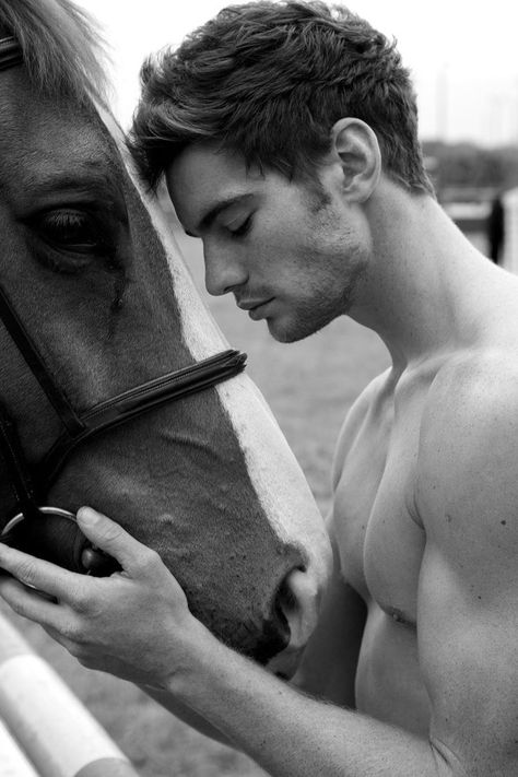 Model With Horse, Horse Model, Man On Horse, Equestrian Girls, Men Boxers, Cowboy Horse, Male Fitness Models, Male Photography, Mens Boxers