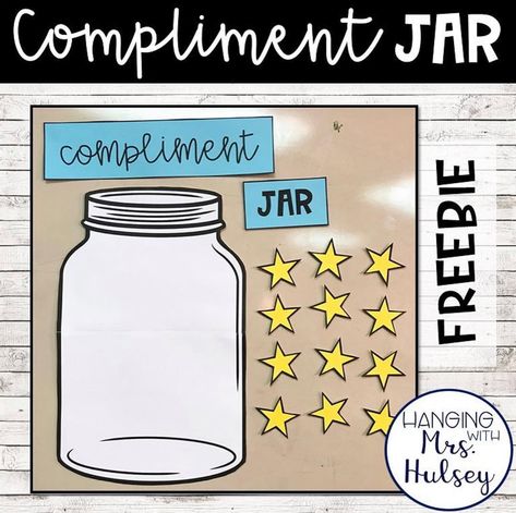 Anytime my kids get a compliment from another teacher or admin— we add a star to our compliment jar! When it’s full we have a small… Teacher Incentives For Students, Year 2 Classroom Ideas New Teachers, Flip Sticks Classroom, Reward Jar Ideas, 3rd Grade Classroom Themes, Teacher Incentives, Compliment Jar, Incentive Ideas, Class Incentives