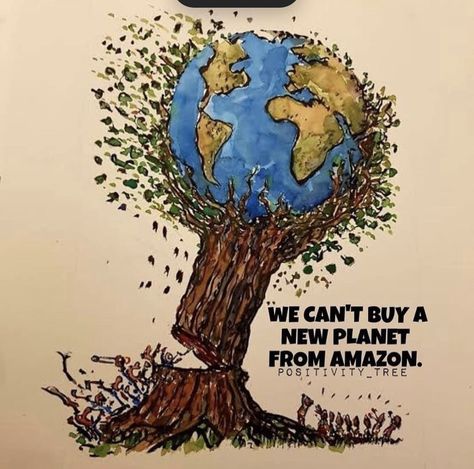 Environmentalist Art, Drawing Of A Tree, Save Water Poster Drawing, Fair Quotes, Save Water Poster, Tree Slogan, Tree Cut, Water Poster, Sustainable City