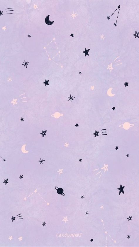 Doodle Cute, Light Purple Wallpaper, Wallpaper For Phone, Wallpaper Wa, Wallpaper Sky, Iphone Wallpaper Sky, Wallpaper Doodle, Purple Wallpaper Iphone, Cute Wallpaper