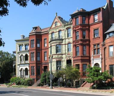 As more baby boomers become empty nesters, convenient neighborhoods for later-in-life housing are becoming a priority. Is gentrification of inner-city neighborhoods a livable solution? (Photo: Thinkstock) Dc Neighborhoods, Washington Dc Neighborhoods, Modern Log Cabins, Victorian Modern, Row Houses, Arch Architecture, Empty Nesters, Modern Victorian, Empty Nest