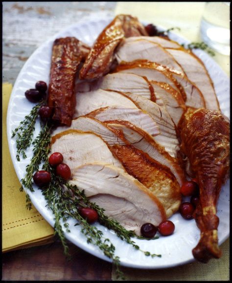 Brined Turkey Recipe Martha Stewart Turkey Brine, Deep Fried Deviled Eggs, Perfect Roast Turkey, Turkey Brine, Whole Turkey, Recipe Generator, Sliced Turkey, Smoked Turkey, Roasted Turkey