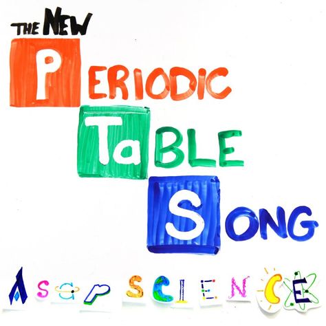 Lyrics for The New Periodic Table Song by AsapSCIENCE. There's Hydrogen and Helium, Then Lithium, Beryllium Boron, Carbon everywhere, Nitrogen all through the air  With Oxygen... Periodic Table Song, Science Songs, Chemistry Between Two People, Cc Cycle 3, Video Caption, The Periodic Table, Unbelievable Facts, Common Myths, Homeschool Science