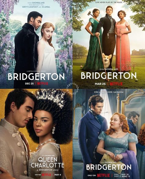 Bridgerton Queen Charlotte, Bridgerton Queen, Books Turned Into Movies, Seasons Posters, High School Survival, Historical Movies, Promo Poster, Bridgetown, Netflix Original Series