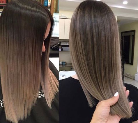 Brown Ash Balayage, Groom Room, Ash Balayage, Balayage Straight Hair, Ombre Hair Blonde, Brunette Balayage Hair, Hair Done, Brown Hair Balayage, Blonde Hair Inspiration