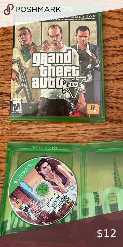 Xbox one GTA 5 game disc Gta 5 Xbox 360, Gta 5 Games, Gta 5 Xbox, Gta 5, Xbox 360, Xbox One, Xbox, Closet