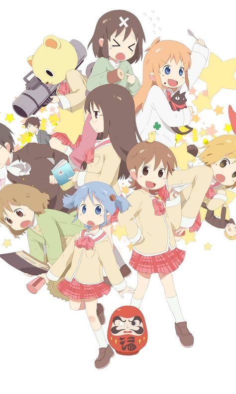 Download Nichijou wallpaper by Gozagal25 - ad - Free on ZEDGE™ now. Browse millions of popular anime Wallpapers and Ringtones on Zedge and personalize your phone to suit you. Browse our content now and free your phone Sasahara Nichijou, Circus Characters, Female Cartoon Characters, Kyoto Animation, Ordinary Life, Whatsapp Wallpaper, Female Cartoon, Graphic Wallpaper, Original Wallpaper