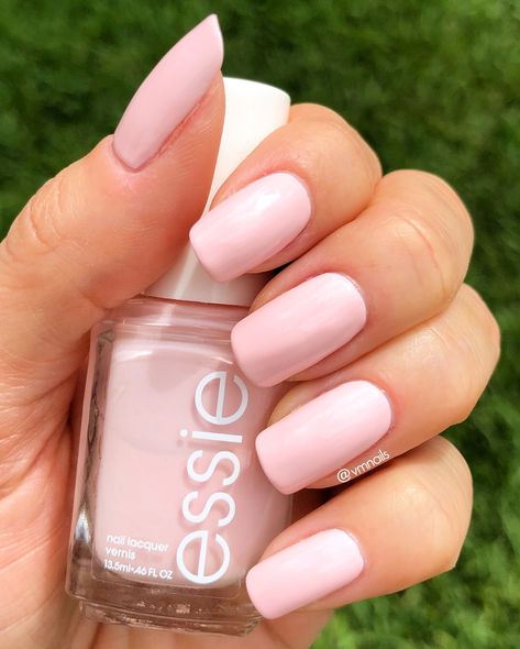 Light Pink Blush Nails, Pale Pink Pedicure Toenails, Acrylic Nails Blush Pink, Solid Light Pink Nails, Creamy Pink Nails, Manicure Light Pink, Pale Pink Acrylic Nails, Classic Pink Nails, Nails Blush Pink