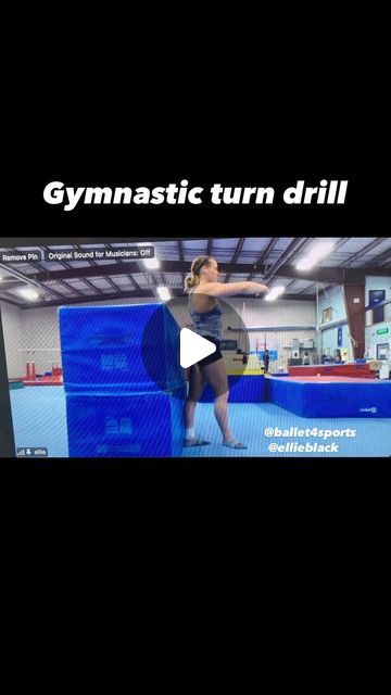 Julia Spivak on Instagram: "Here's a great drill to find and isolate initiation points for turns. First half we initiate with upper body, second half engaging ankle and hip. Both are important to maintain force of the turn, especially when it's time for more advanced elements. #gymnastic #gymnastics #ballet #turns #pirouette #danceelements #artistryforgymnasts #olympicgoals #olympian" Half Turn Drills Gymnastics, Ballet Turns, Gymnastics Drills, Gymnastics Coaching, Gymnastics Training, Drills, Upper Body, Gymnastics, Coaching