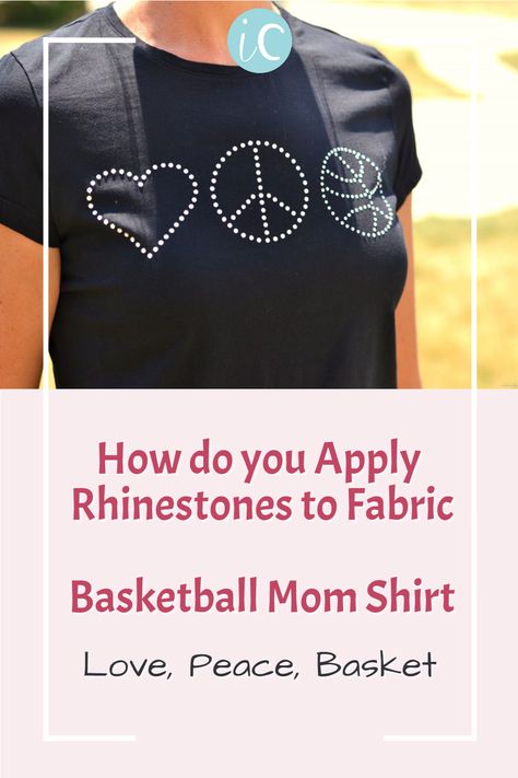 Are you a basketball mom looking to add some sparkle to your wardrobe? Do you have a Silhouette Cameo machine and want to try your hand at DIY rhinestone decoration? Follow this simple guide, and you'll be ready to show off your new bling in no time. Diy Bling Shirt, Bling Shirts Diy, Basketball And Cheer Mom Shirts, Glamorous Metal Rhinestone Necklace With Sparkling Stones, Basketball Shirts For Grandma, Funny Grandma Shirts Basketball, Basketball Mom Shirt Ideas Glitter, Basketball Mom Shirts, Rhinestone Shirts