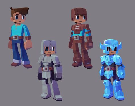 Minecraft Armor, Minecraft Aesthetic, Minecraft Drawings, Minecraft Anime, Minecraft Characters, Ayat Alkitab, Low Poly Art, Minecraft Art, Minecraft Fan Art