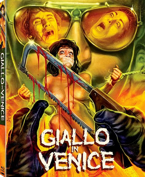 GIALLO IN VENICE LIMITED EDITION BLU-RAY SLIPCOVER (SCORPION RELEASING) Classic Halloween Movies, Posters Amazon, Italian Horror, Vampire Bites, Vhs Cover, Horror Fanatic, Italian Posters, Thriller Novels, Horror Lovers