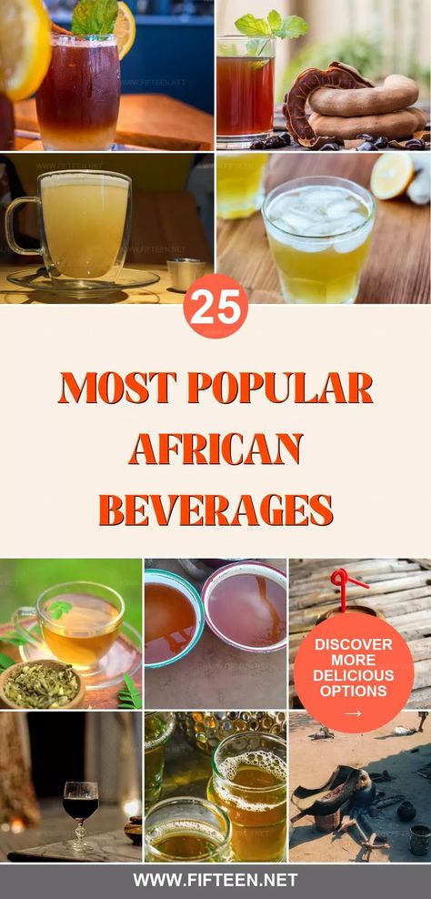 African beverages are a sip away from providing unique flavors and cultural richness. Dive into this guide and experience the enticing world of popular African beverages! African Drinks Recipes, South African Drinks, African Beverages, African Drinks, Ethiopian Coffee Ceremony, African Tea, African Restaurant, Honey Wine, Ethiopian Coffee