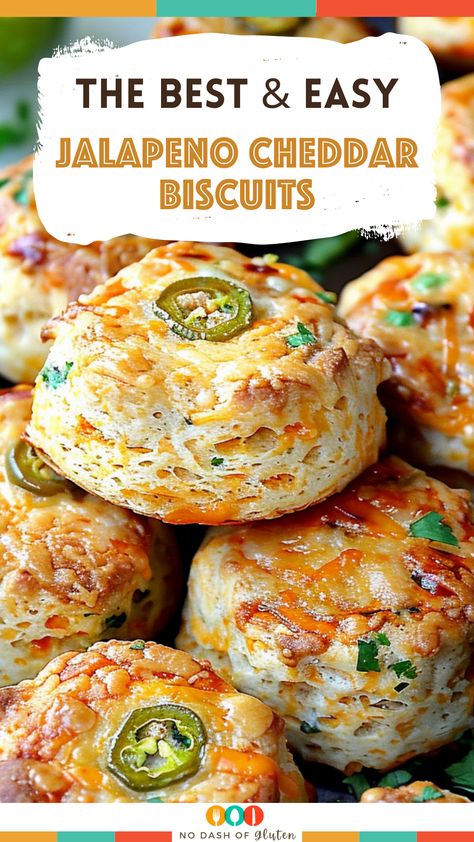 These Jalapeno Cheddar Biscuits are a must-try! Flaky, cheesy, with a hint of spice, they’re perfect for any meal. Quick and easy to make. Pin now and bake later! Bacon Jalapeño Cheddar Scones, Jalapeno Cheddar Biscuits Easy, Jalapeño Cheddar Muffins, Quick Jalapeno Cheese Bread, Jalapeño Cheese Biscuits, Jalapeño Cheddar Biscuits, Jalapeño Cheddar Rolls, Cheddar Jalapeno Biscuits, Jalapeno Cheddar Bread