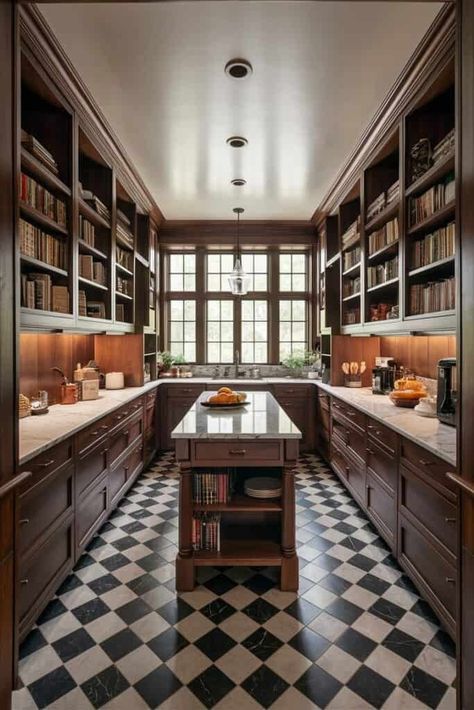 21 Kitchen Pantry Design Tips to Inspire Your Dream Space Skullery Kitchen Pantries, Mansion Pantry, Luxe Pantry, Prep Kitchen Pantry, Dream Pantry Walk In Luxury, Dream Pantry Walk In, Large Walk In Pantry, Butlers Pantry Ideas Layout, Luxury Pantry