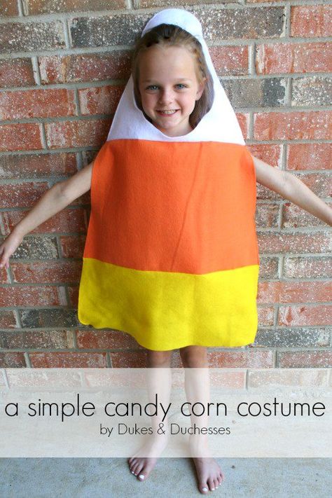 If you love Halloween, then it’s an exciting day today!  I’ve joined with 80+ other bloggers to bring you a whole pile of DIY Halloween costumes including my simple candy corn costume! I’m teaming up with Jamie Dorobek and her handmade Halloween costume site, Really Awesome Costumes, to bring you tons of easy ideas to craft up DIY Halloween costumes … Diy Candy Corn Costume, Candy Corn Halloween Costume, Diy Halloween Costumes For Girls, Diy Candy Corn, Corn Costume, Candy Corn Costume, Candy Costume, Best Diy Halloween Costumes, Cupcake Costume