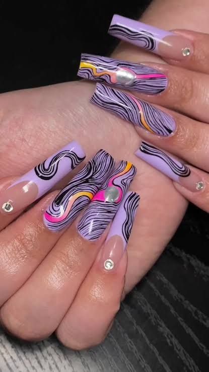 Tame Impala Nails, Currents Tame Impala, Album Nails, Hard Nails, Tame Impala, Nails Inspo, Hammers, Stylish Nails, Nail Ideas