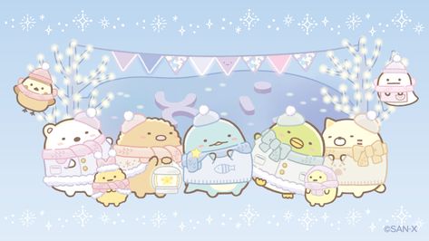 Sumikko Gurashi Wallpaper, San-x Wallpaper, Sumiko Gurashi, Friendship Art, Pusheen Cat, Sumikko Gurashi, Wallpaper Laptop, Challenge Accepted, Kawaii Stickers