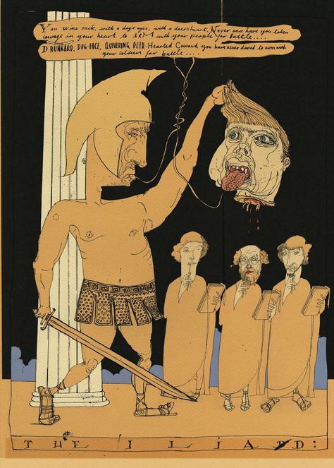 For nearly a century, the dominant orthodoxy has been that the Iliad evolved over centuries before finally being written down. Ancient Greece Facts, Winning Illustration, David Hughes, The Iliad, The New Yorker Magazine, Ralph Steadman, New Yorker Magazine, Sketch Books, 21st October