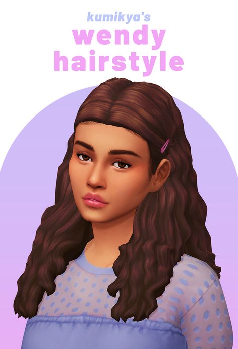 Wendy Hairstyle, Wendy Hair, Ts4 Mods, Mod Hair, Sims Games, Sims 4 Mm, Sims Hair, Sims 4 Mods Clothes, Best Mods