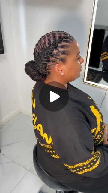 Renee |Hairstylists|Ukhair🇬🇧🇯🇲 on Instagram: "I love how this bun came out! 😍

My Client needed a suitable style for her line of work, her Locs had to be neatly styled all back and tucked away with the ability to wear a hat! 
Safe to say all requirements were met 🫡

(Loc extensions installed over 1yr ago) 

Products used @hair2care_reneesrows 
✨Website launching soon! 

Follow us on TikTok @renees_rows 
Email us: reneesrows@gmail.com

#explore #locstyles #workstyle #londonlocs #locpinup #locbun #barreltwist #locstylesforwomen #womenwithlocs #tutorial #locstylist #locnation #dreads #locmaintenance #locbarrels #locd #locdhaircommunity" Low Bun Loc Styles, Locs In A Bun, Loc Ponytail, Loc Updo, Loc Extensions, Dreadlock Styles, Bun Styles, Low Bun, Launching Soon