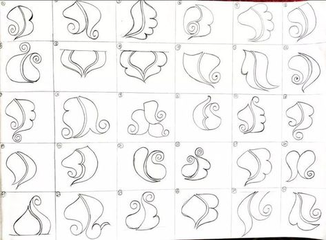 Mehndi Shapes For Beginners, Mahendi Basic Shapes, Mehndi Basics How To Draw, Keri Mehndi Designs, Mehendi Shapes For Beginners, Mehendi Basic Shapes, Basic Elements Of Mehandi, Mehndi Learning For Beginners, Basic Mehndi Shapes For Beginners