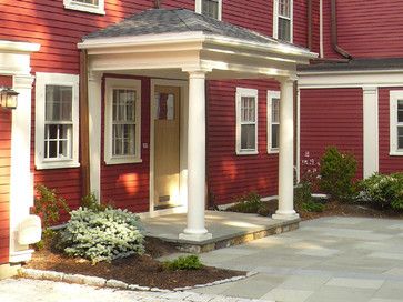 Timeless Architecture - traditional - exterior - boston - Timeless Architecture Porch Roof Design, Portico Design, Building A Porch, Timeless Architecture, Exterior Design Ideas, Porch Roof, Front Porch Design, Side Porch, Hip Roof