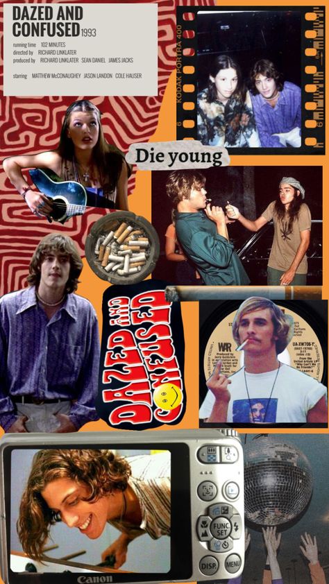 Dazed And Confused Wallpaper, 90s Indie Movies, Trippy Movies To Watch, Trippy Movies, Dazed And Confused Movie Poster, Dazed And Confused Movie Stills, Dazed And Confused Movie, Muse Board, Cole Hauser