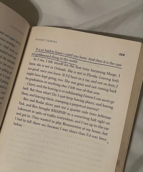 Quotes Written On Paper, Paper Towns Aesthetic, Paper Towns Book, Paper Towns Quotes, Steph Bohrer, Paper Town, John Green Quotes, Start Of Something New, Library Bookshelf