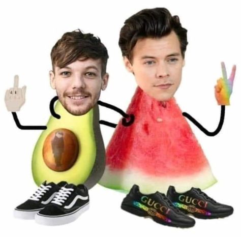 Larry stylinson Gay Pride, So Cute, Watermelon, Avocado, Funny