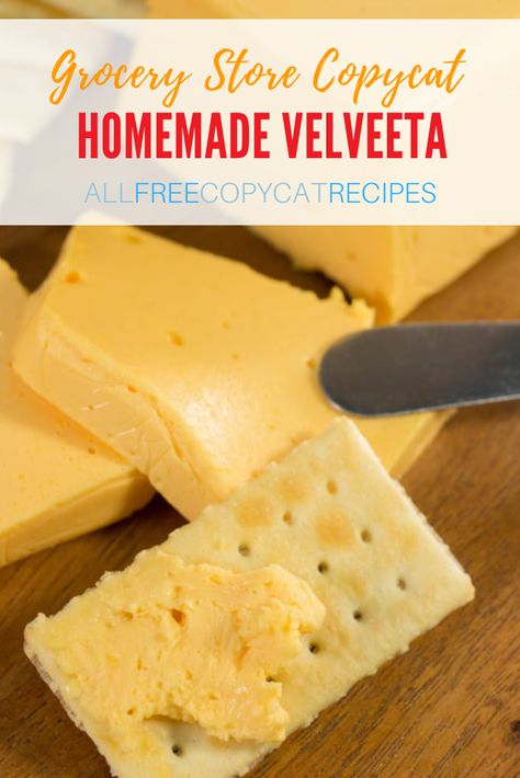 Copycat Velveeta Cheese, Substitute For Velveeta Cheese, Diy Velveeta Cheese, How To Make Cheddar Cheese, Homemade Velveeta Cheese, Velvets Cheese Recipes, Ancestral Kitchen, Homemade Velveeta, Homemade Queso