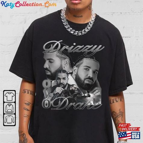 Drake Drizzy Shirt Vintage Bootleg Sweatshirt T-Shirt Hoodie Check more at https://katycollection.com/product/drake-drizzy-shirt-vintage-bootleg-sweatshirt-t-shirt-hoodie/ Drake Drizzy, Drake, Hoodie Shirt, Sweatshirts, T Shirt, Quick Saves