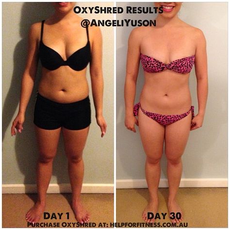 angeliyusson transformation Oxyshred Oxyshred Before And After, Fat Loss