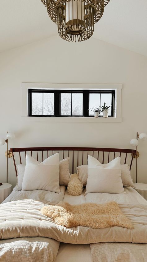 Anna Christian | Simplistic Modern Home | We doubt we’ll ever go back to sharing one oversized blanket again. Inspired by Scandi living, we’ve adopted their simple and wise approach… | Instagram Scandinavian Bedding, Big Blanket, Scandi Living, Scandi Home, Oversized Blanket, Basement Bedrooms, Primary Bedroom, Twin Duvet, King Duvet