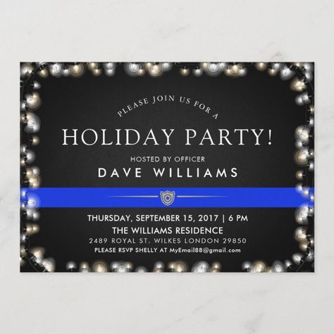 Police Christmas Party, Police Christmas, Fundraising Gala, Office Christmas Party, Holiday Christmas Party, Christmas Party Invitation, Holiday Party Invitations, Office Christmas, Christmas Invitations