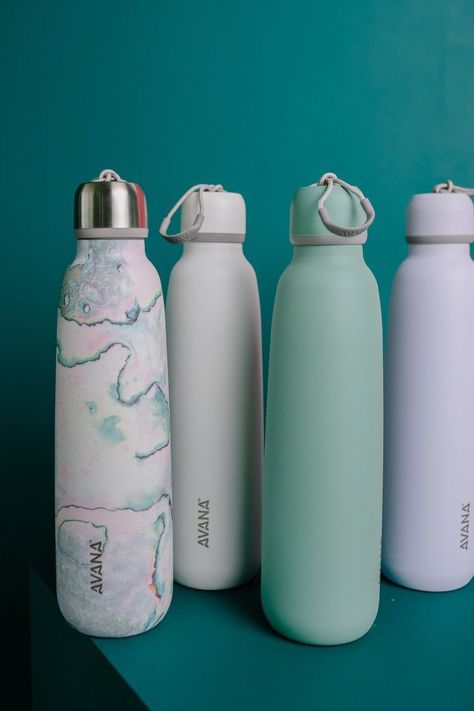 Stainless Steel Bottle Design, Trendy Water Bottles, Intuitive Design, Water Projects, Cute Water Bottles, Bottle Water, Elevated Style, Botol Air, Water Bottle Design