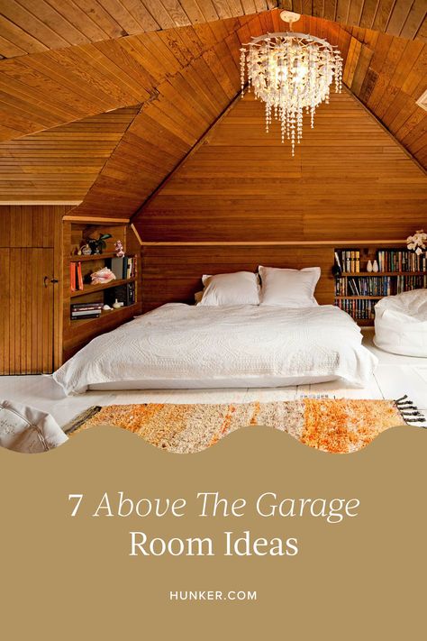 How To Decorate Bonus Room Above Garage, Bonus Room Sleeping Ideas, Bonus Room Above Garage With Bathroom, Garage Sleeping Space, Guest Suite Above Garage, Bathroom In Bonus Room Above Garage, Living Above Garage, Bonus Rooms Above Garage, Bonus Room Ideas Above Garage Bedrooms Master Suite