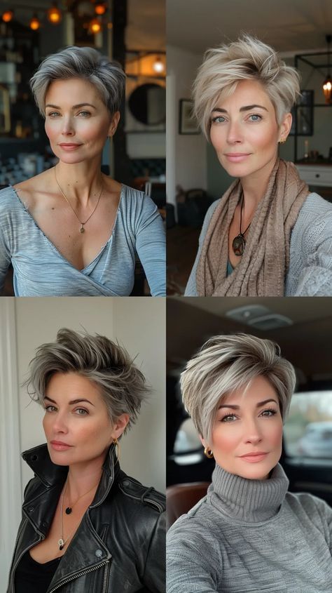 The 21 Hottest 2024 Haircuts for Women - TrendyVibes 2024 Haircuts, Hottest Hairstyles, Short Spiked Hair, Edgy Pixie Cuts, Edgy Pixie, How To Curl Short Hair, Curly Hair Types, Romantic Hairstyles, Spiked Hair