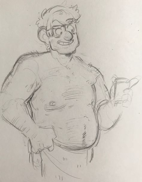 Chubby Man Reference Drawing, Body Builder Drawing Reference, Buff Chubby Guys, Chubby Drawing Base Male, How To Draw Chubby Men, Chubby Man Drawing, Big Man Drawing, Chubby Man Reference, Chubby Guy Drawing Reference