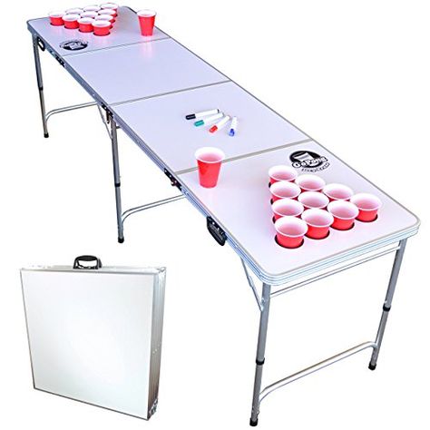 GoSports GoPong 8 Foot Beer Pong Table with Customizable ... https://www.amazon.ca/dp/B00TGOKASI/ref=cm_sw_r_pi_dp_x_jpqxzbEXRFCV7 Beer Pong Tables, Pong Table, Woodworking Guide, Beer Pong, Tailgate Party, Woodworking Videos, Teds Woodworking, Tailgate Accessories, Woodworking Projects Plans