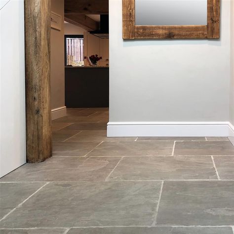 Thinking of installing natural stone tiles in your living room? Here are our favourite living room flooring ideas and tile styles that you might want to consider. Natural Stone Living Room, Marble Kitchen Wall Tiles, Limestone Bathroom Tiles, Marble Floor Kitchen, Sandstone Paving Slabs, Modern Terrazzo, Marble Bathroom Floor, Limestone Tiles, Honed Marble Tiles