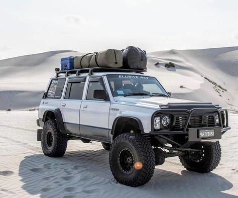 Nissan Patrol Overland, Nissan Gq Patrol, Y60 Patrol, Patrol Nissan, Gq Patrol, Nissan 4x4, Tactical Truck, Pickup Truck Accessories, Patrol Car