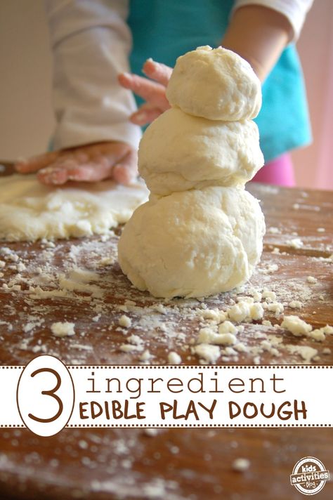 Edible Play Dough Recipe – Only 3 Ingredients! Edible Play Dough, Ice Cream Dough, Edible Play Dough Recipe, Edible Playdough, Play Dough Recipe, Homemade Playdough Recipe, Best Edibles, Playdough Recipe, Homemade Playdough