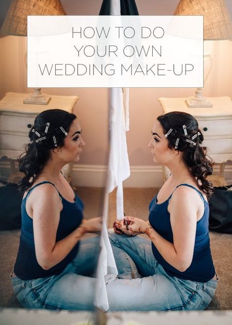 How To Do Your Own Wedding Make-Up Doing Own Makeup For Wedding, Diy Wedding Makeup The Bride, Diy Bridal Makeup, Wedding Spreadsheet, Winter Wedding Makeup, Soft Wedding Makeup, Diy Wedding Makeup, Benefit Hoola Bronzer, Bridal Makeup Tutorial