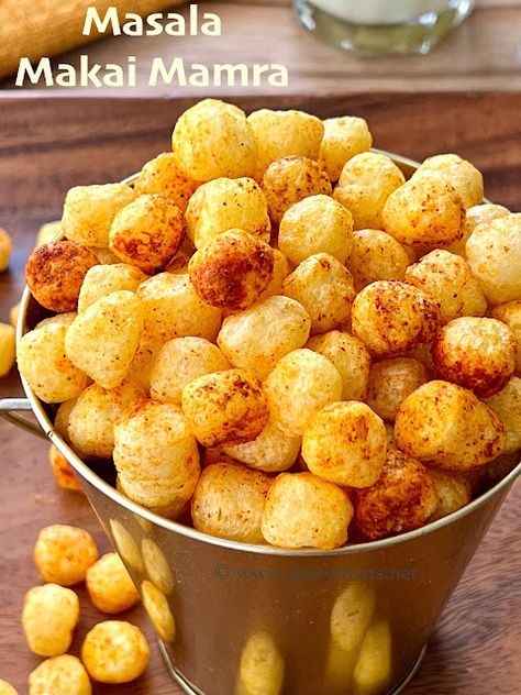 Homemade Corn Puffs, Corn Puff Snacks, Corn Puffs Recipes, Puff Corn Recipes, Puffed Corn Recipes, Puff Corn, Masala Corn, Simple Baking Recipes, Cornmeal Recipes