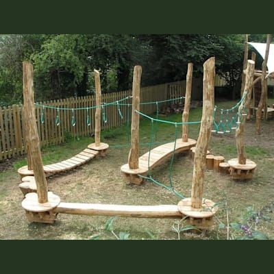 How To Create a Natural Playground at Home Log Playground, Playground Diy, Play Cottage, Nature Playground, Backyard Obstacle Course, Backyard Gym, Kids Obstacle Course, Kids Backyard, Backyard Activities